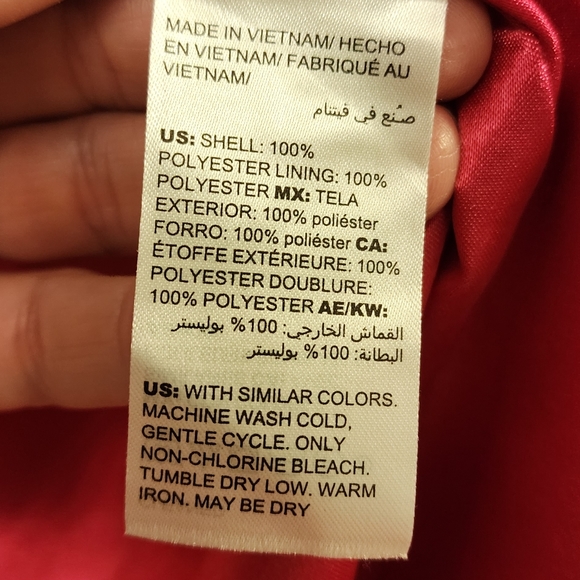 Women'sShantung Topper in Magenta Rose - Picture 7 of 8